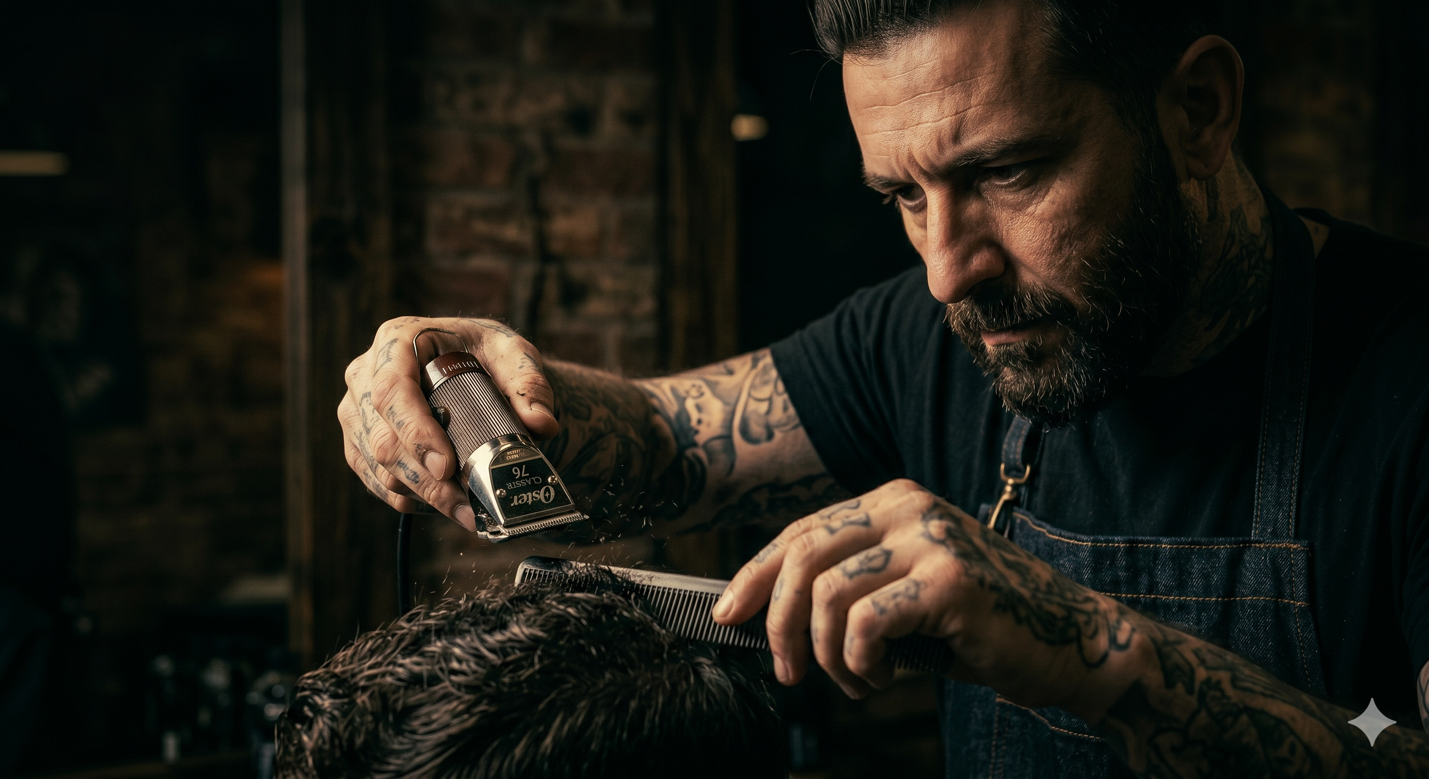 Barber bei der Arbeit